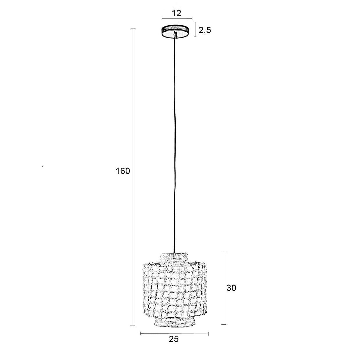 Arjun Wide Pendant Lamp - WOO .Design