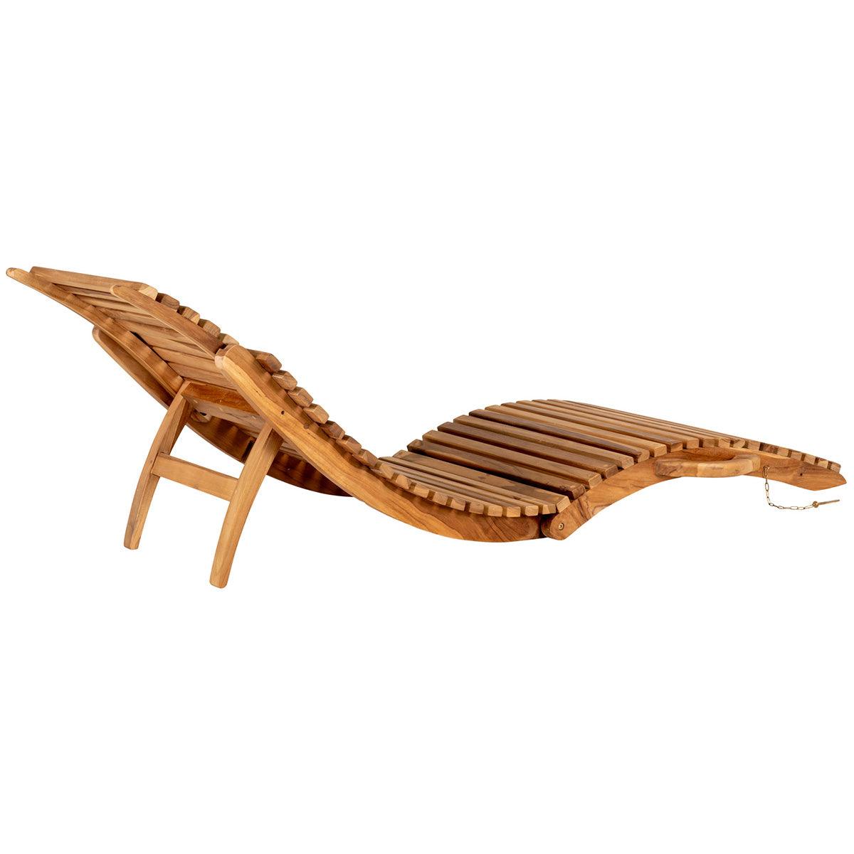 Arrieta Teak Wood Sunlounger - WOO .Design