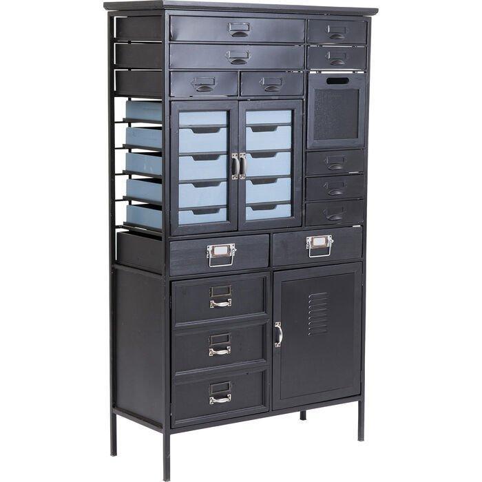 Art Factory Black Metal Industrial Dresser - WOO .Design