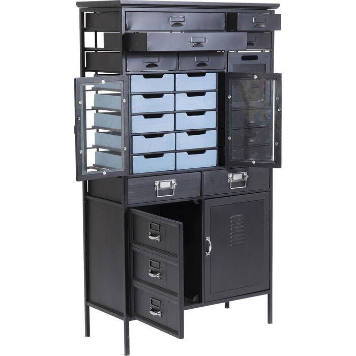 Art Factory Black Metal Industrial Dresser - WOO .Design