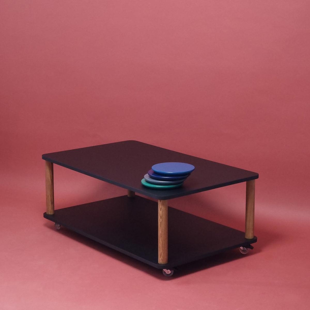 Ashme Coffee Table with Wheels - WOO .Design