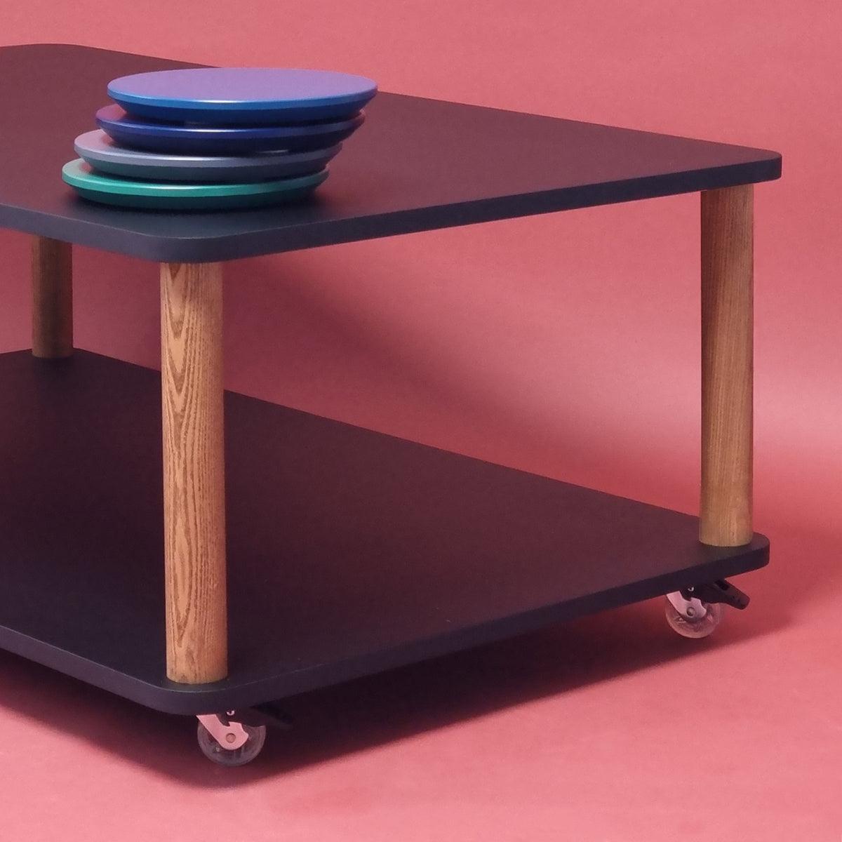 Ashme Coffee Table with Wheels - WOO .Design