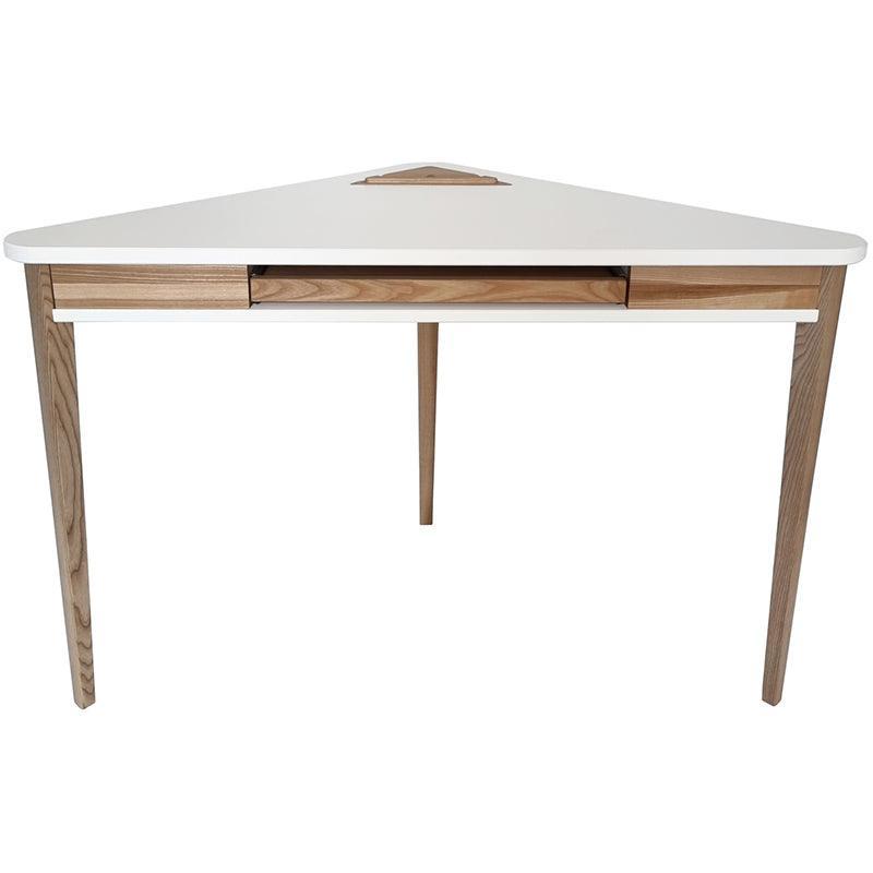 Ashme Corner Desk with Keyboard Tray - WOO .Design