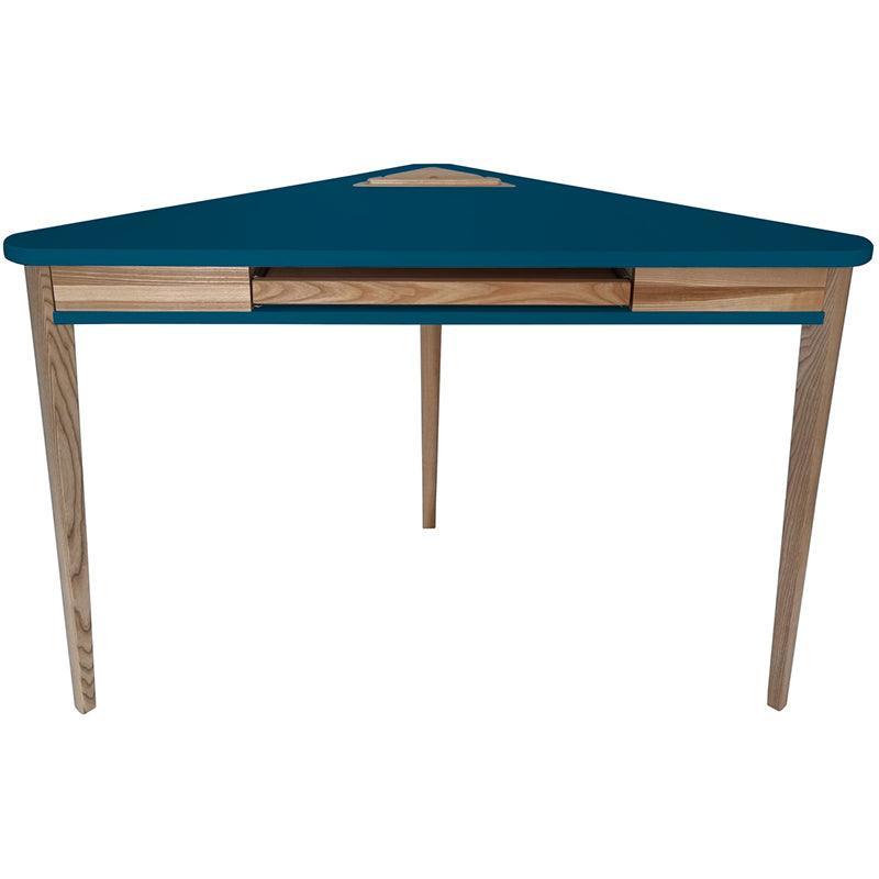 Ashme Corner Desk with Keyboard Tray - WOO .Design