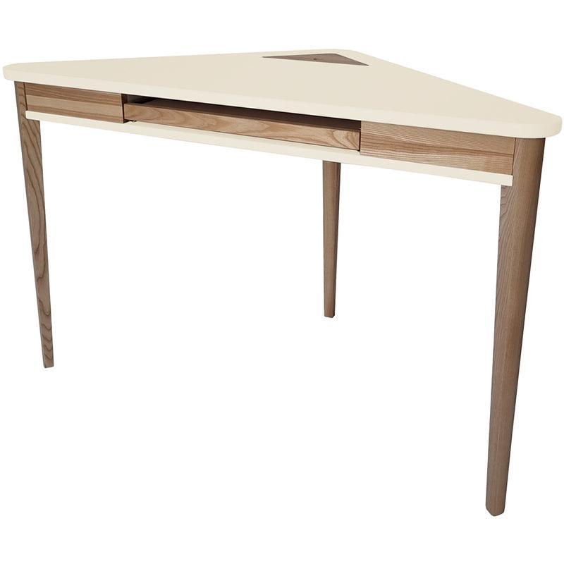 Ashme Corner Desk with Keyboard Tray - WOO .Design