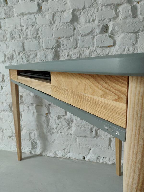 Ashme Corner Desk with Keyboard Tray - WOO .Design