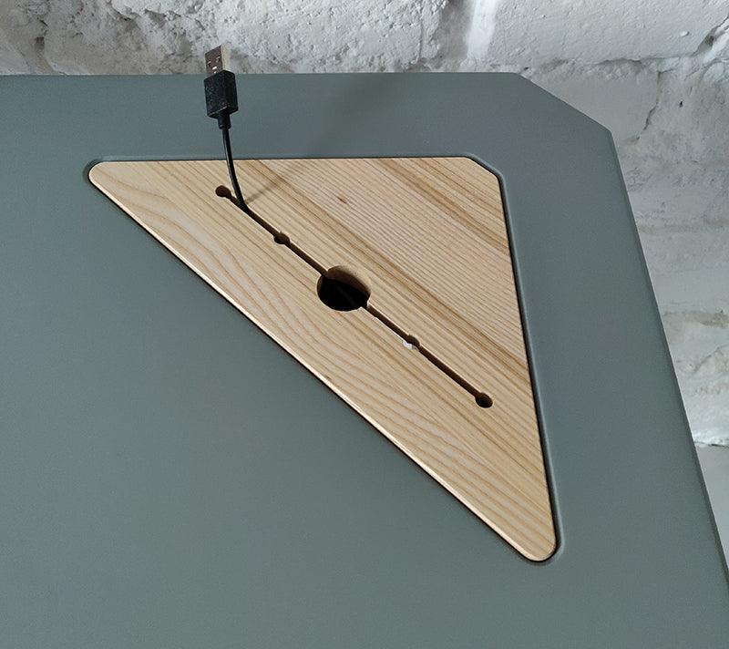 Ashme Corner Desk with Keyboard Tray - WOO .Design