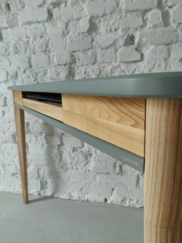 Ashme Corner Desk with Keyboard Tray - WOO .Design