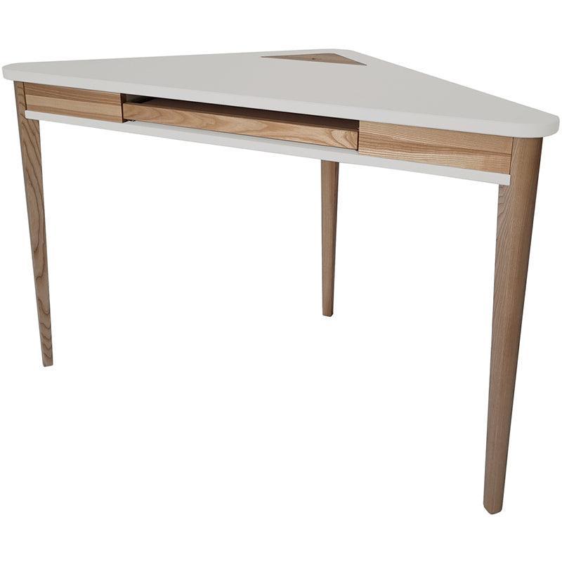 Ashme Corner Desk with Keyboard Tray - WOO .Design