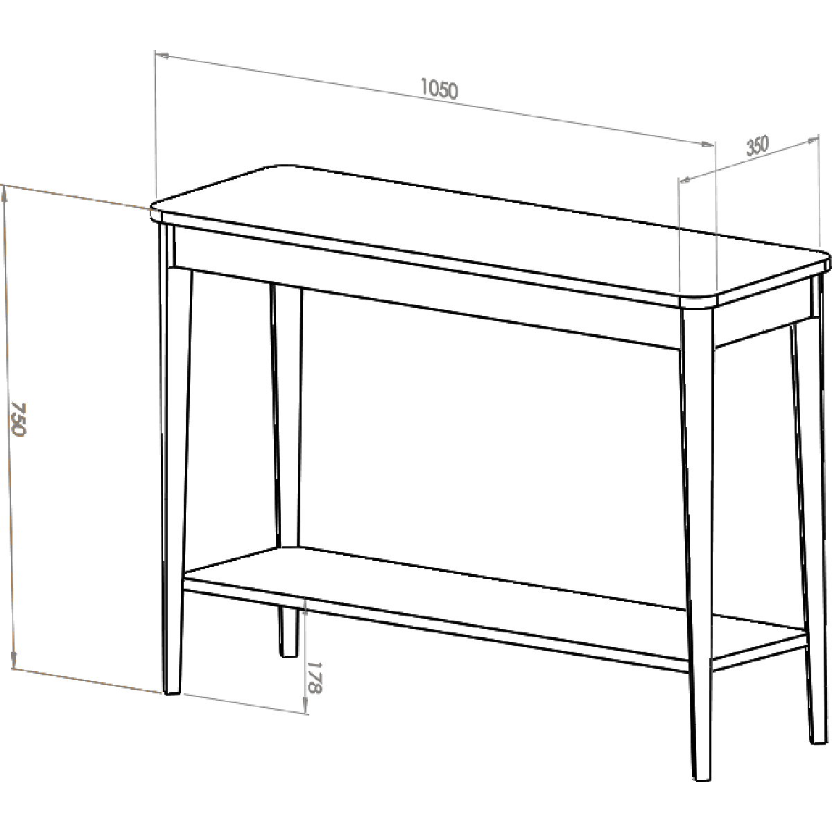 Ashme Console Table - WOO .Design