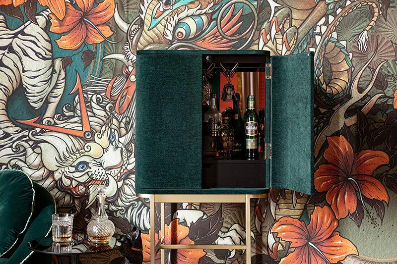 Ava Morgana Velvet Cabinet - WOO .Design