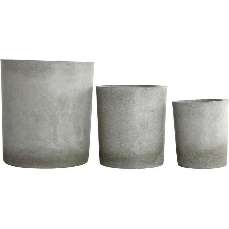 Ave Light Grey Planter (3/Set) - WOO .Design