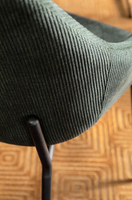 Avignon Corduroy Chair with Armrest (2-Set) - WOO .Design