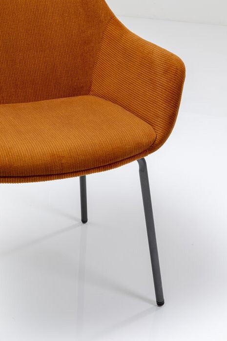 Avignon Corduroy Chair with Armrest (2-Set) - WOO .Design