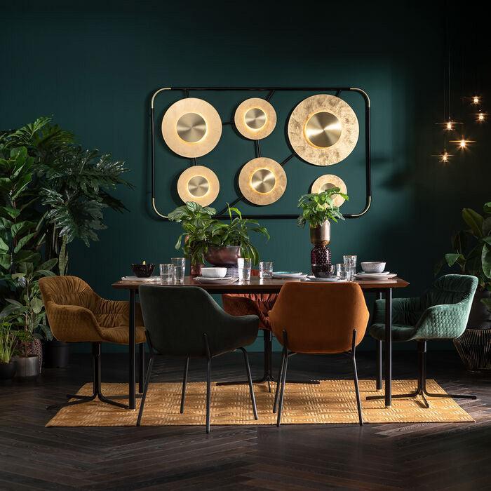 Avignon Corduroy Chair with Armrest (2-Set) - WOO .Design