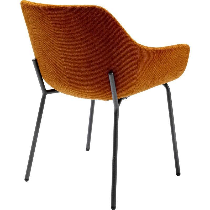 Avignon Corduroy Chair with Armrest (2-Set) - WOO .Design