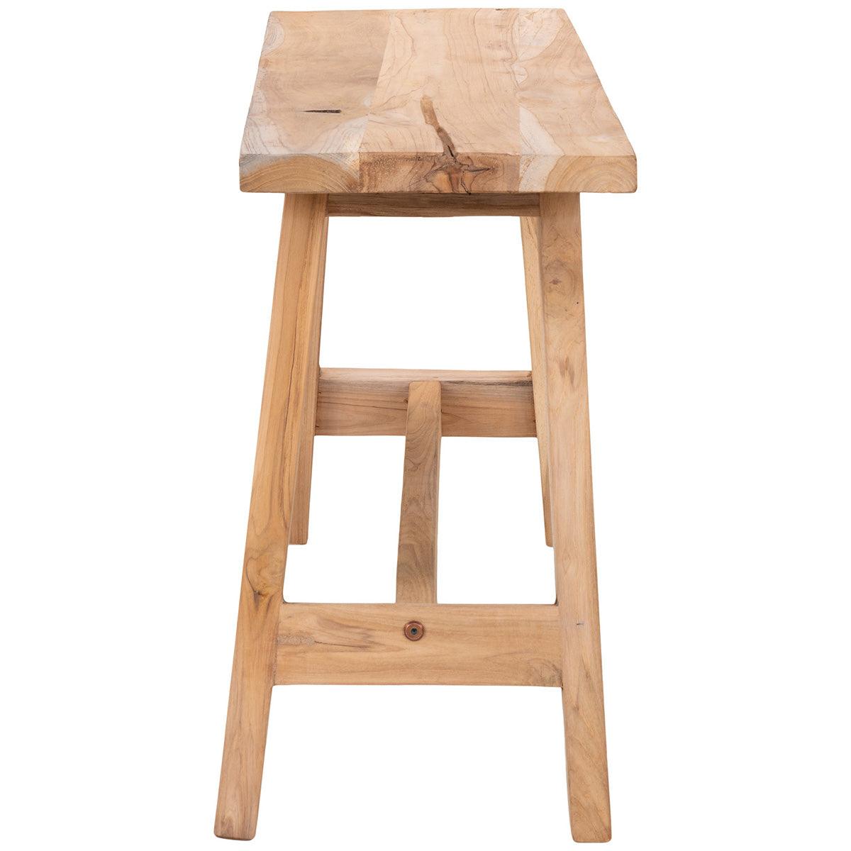 Barcelona Natural Teak Wood Bench - WOO .Design