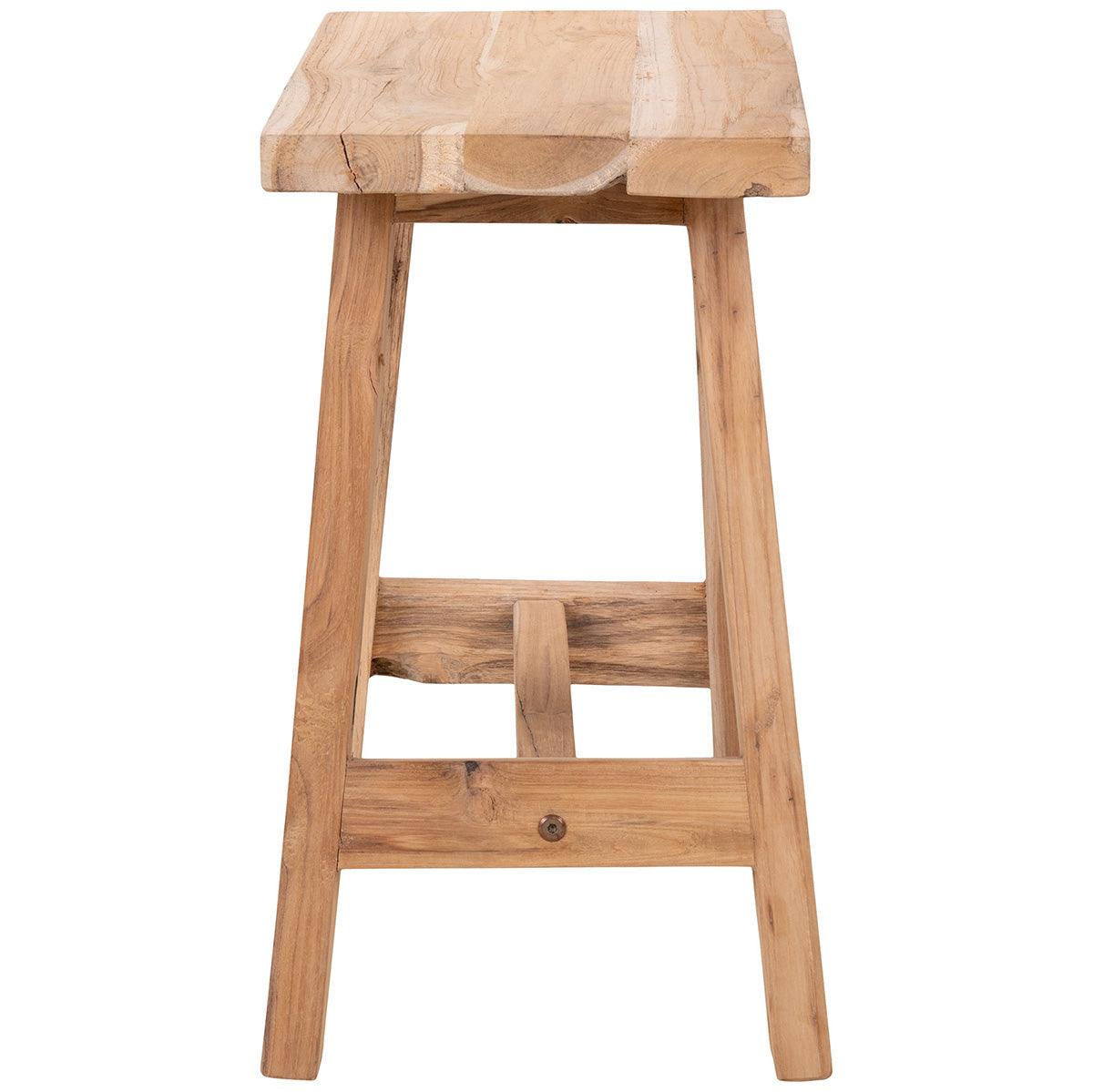 Barcelona Natural Teak Wood Bench - WOO .Design