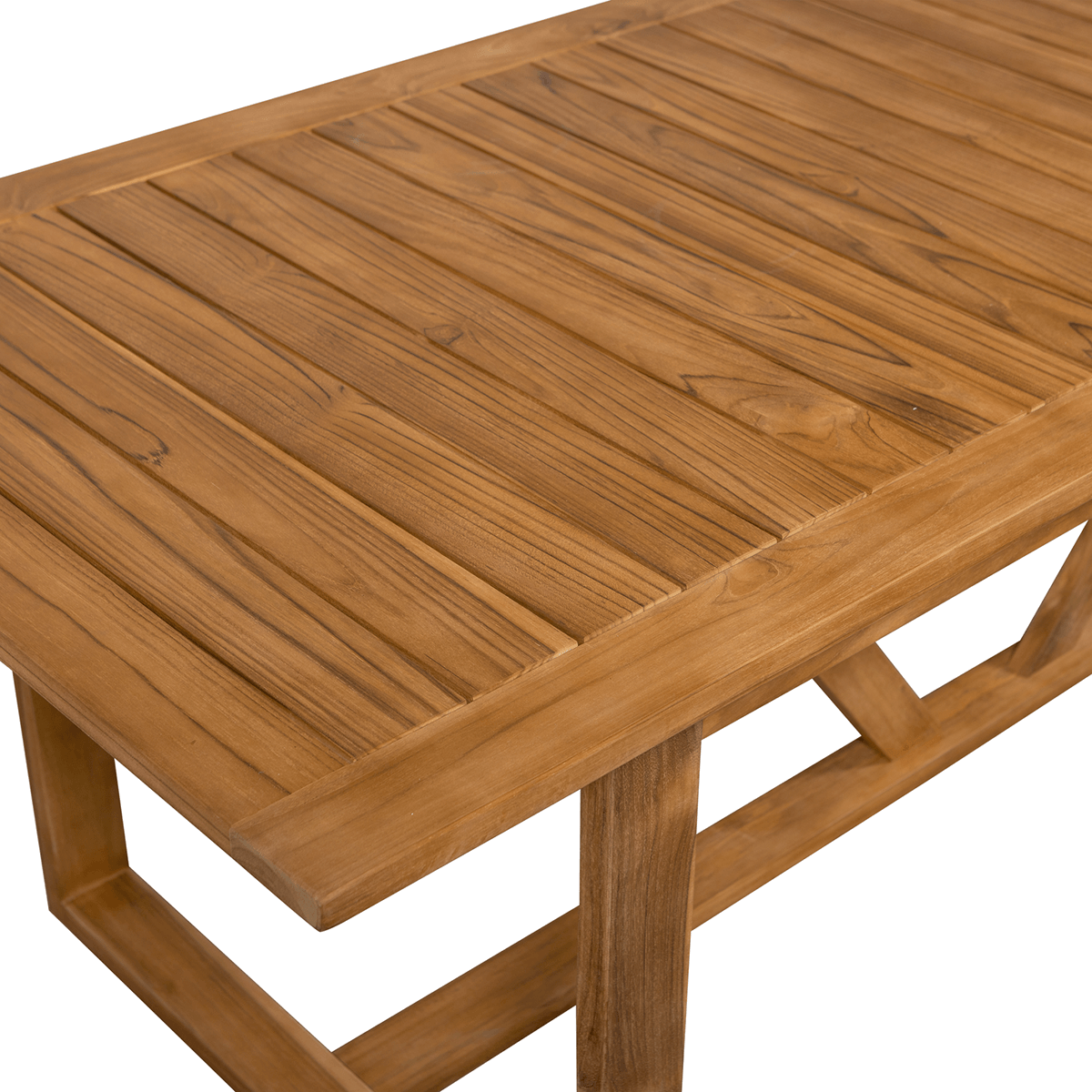 Beaver Natural Teak Wood Dining Table - WOO .Design