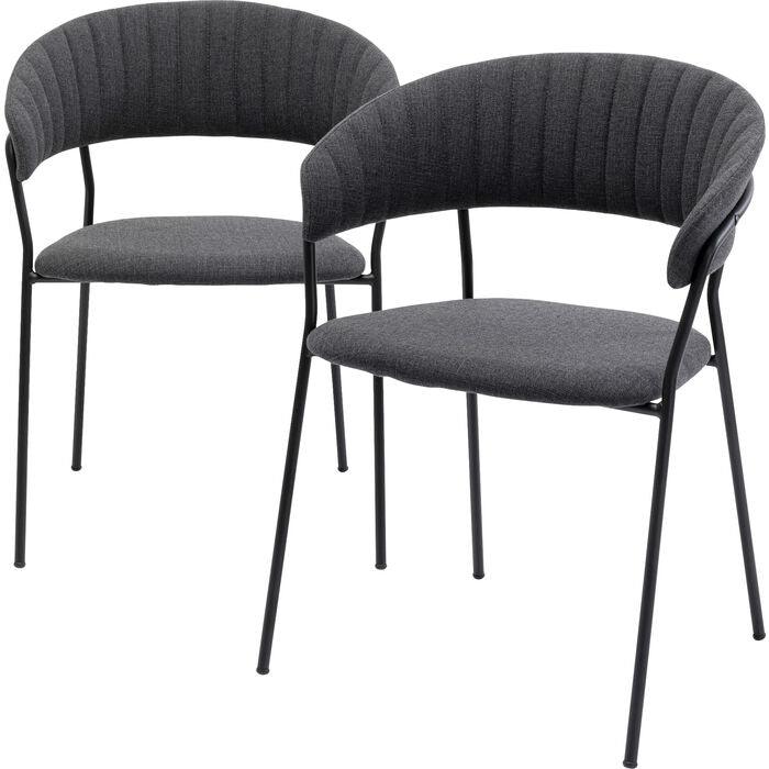 Belle Chair with Armrest (2/Set) - WOO .Design