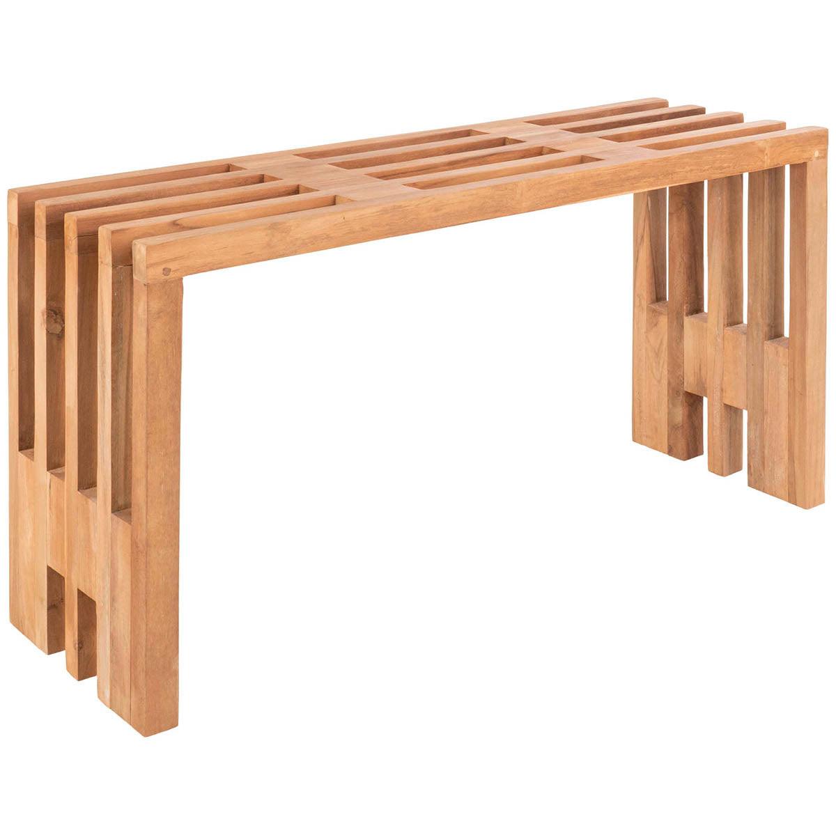 Benidorm Natural Teak Wood Bench - WOO .Design