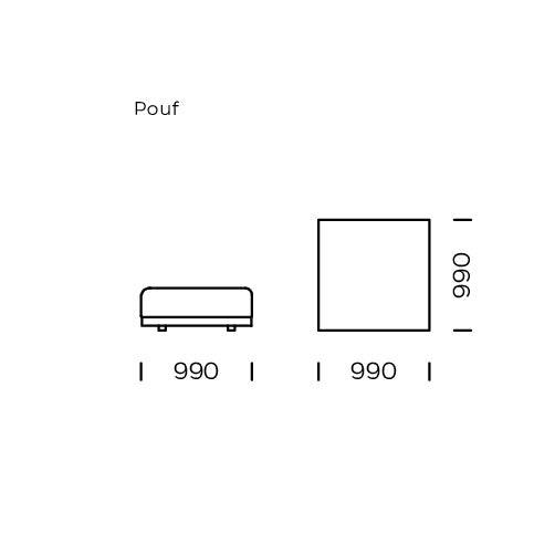 Beone Pouf - WOO .Design