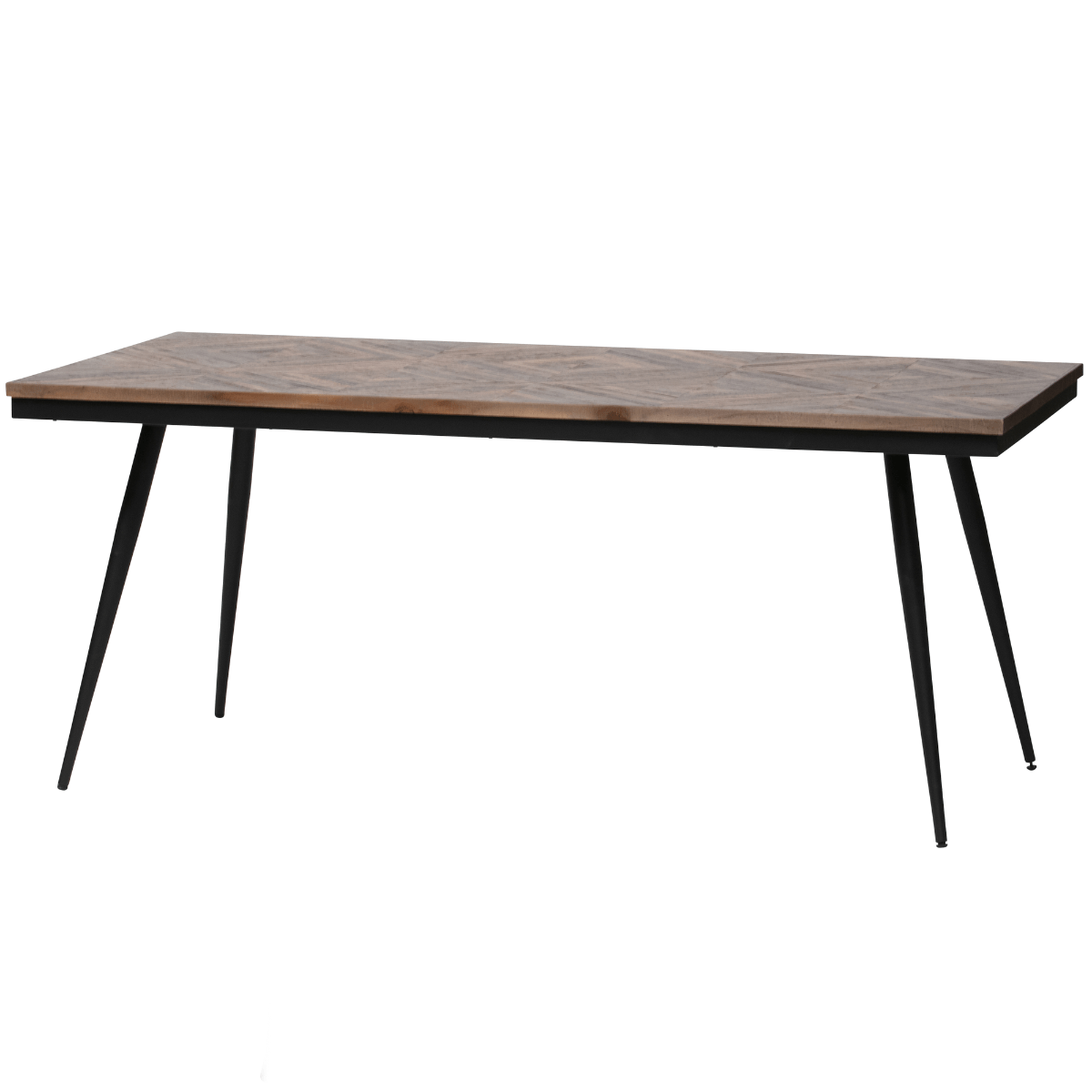 Rhombic Recycled Teak Wood Dining Table