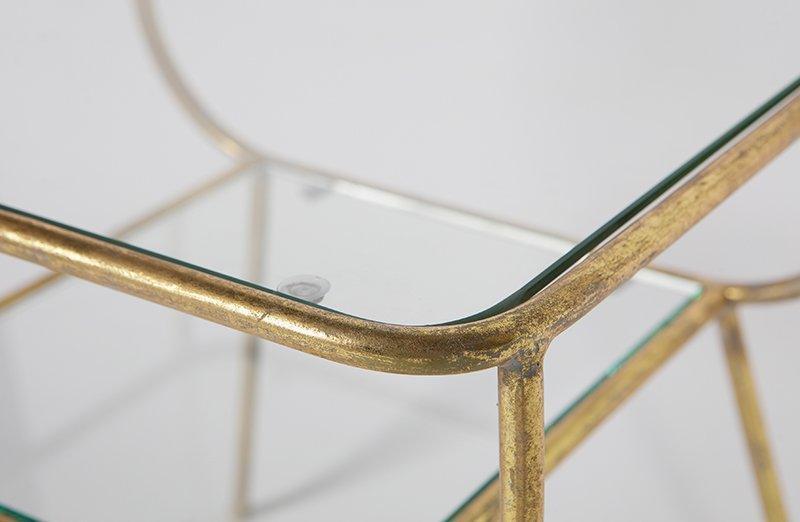Amazing Antique Brass Side Table