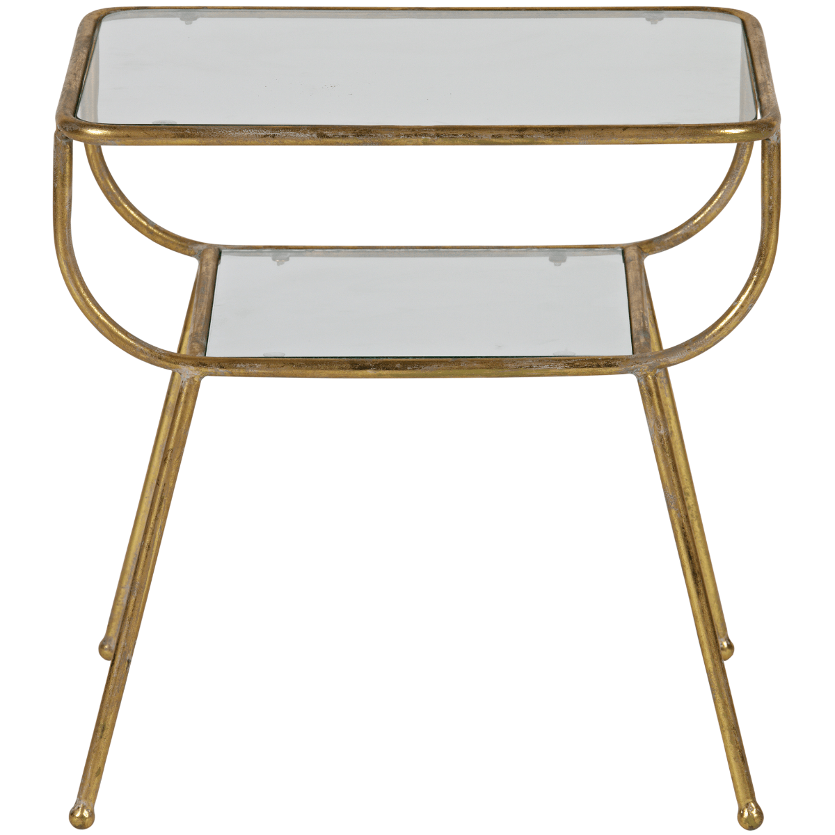 Amazing Antique Brass Side Table