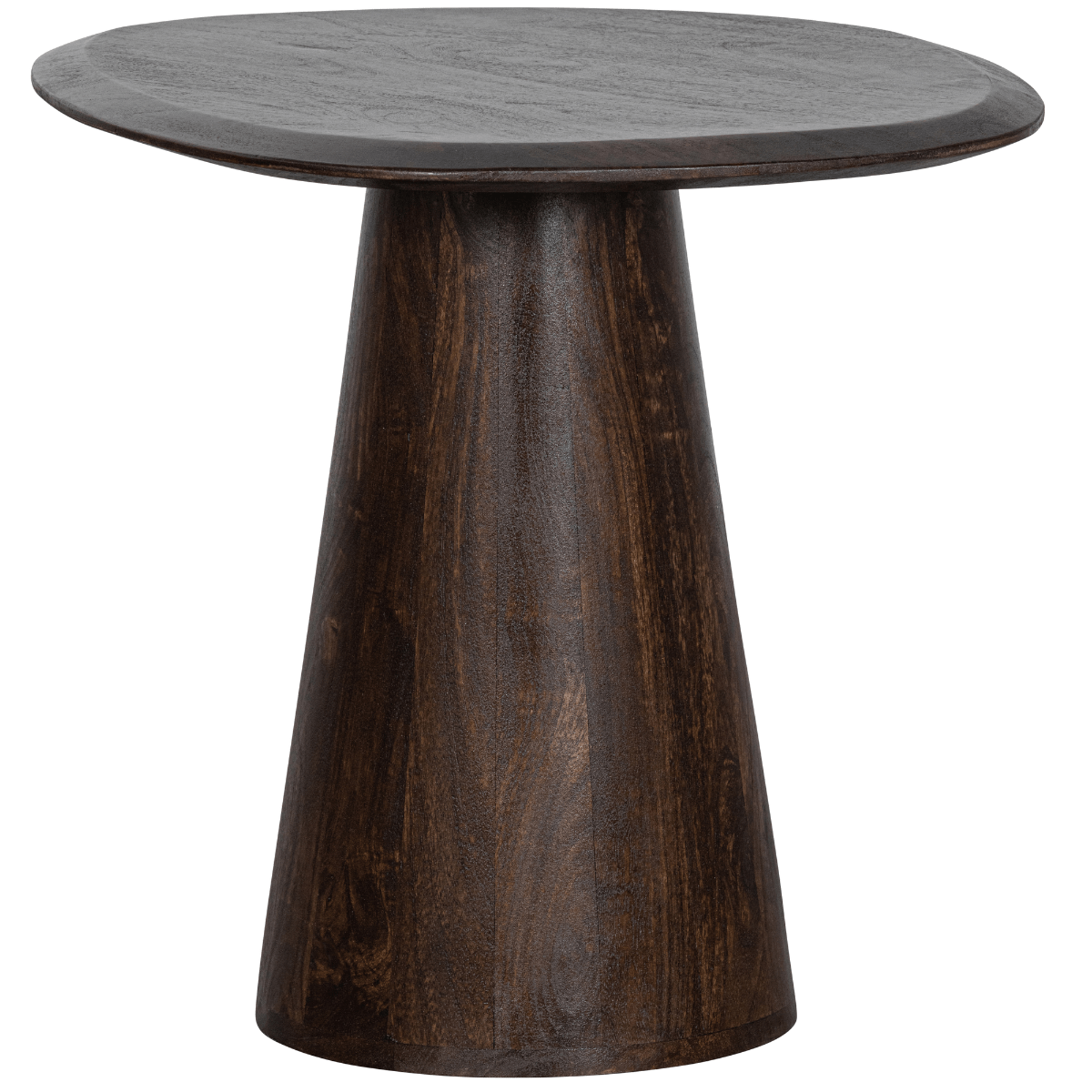 Posture Walnut Wood Side Table