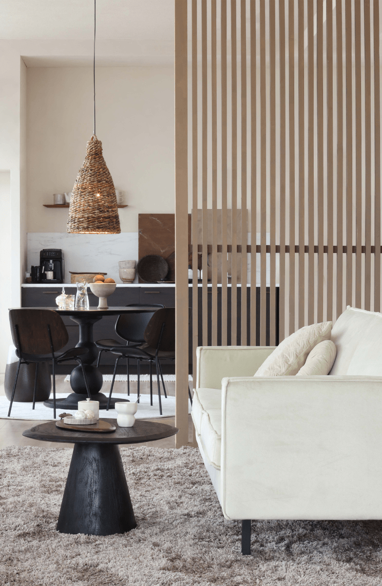 Posture Black Wood Coffee Table