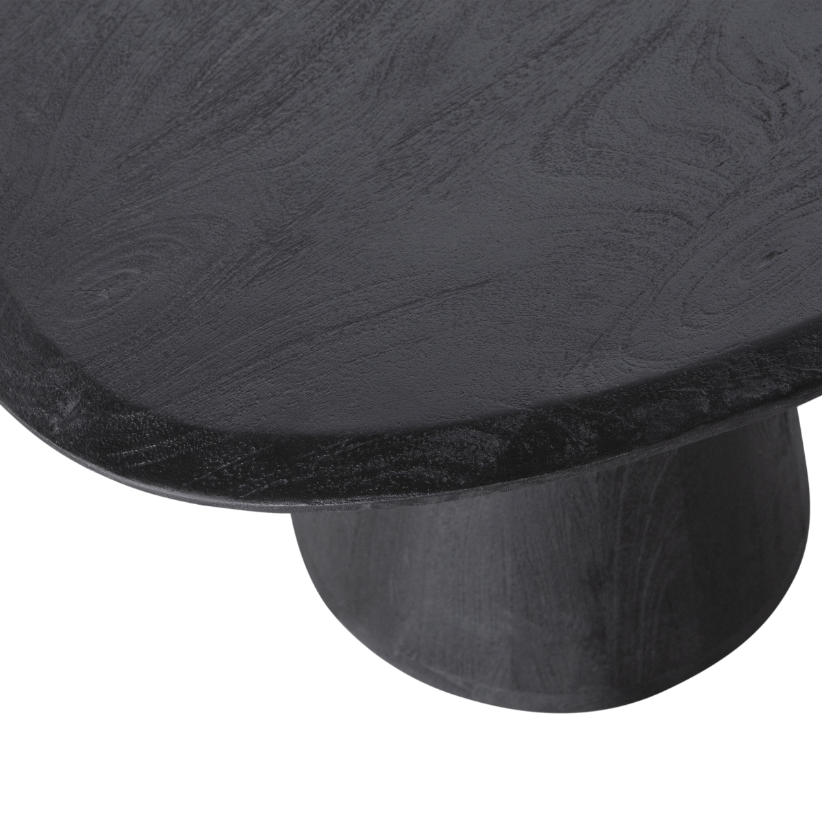 Posture Black Wood Coffee Table