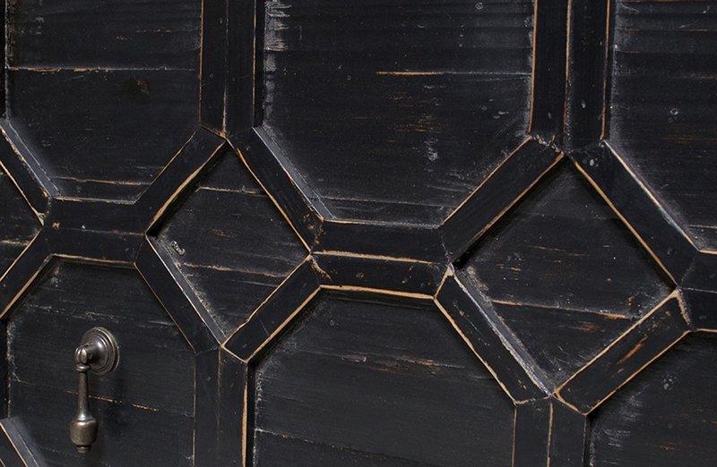 Bequest Black Wood TV Unit - WOO .Design