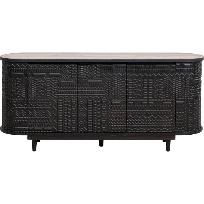 Berber Black Mango Wood Sideboard - WOO .Design