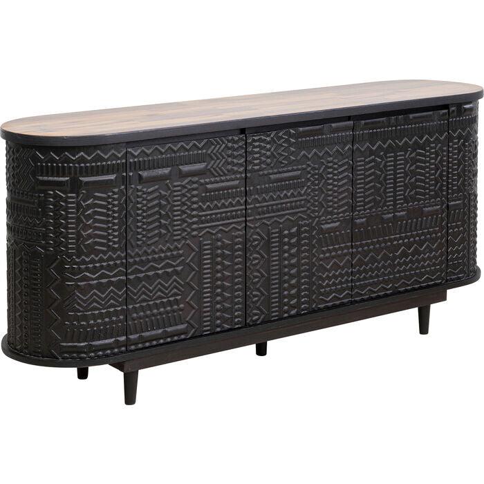 Berber Black Mango Wood Sideboard - WOO .Design