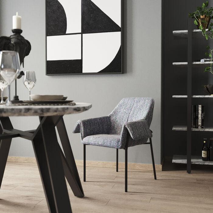 Bess Flitter Chair with Armrest (2/Set) - WOO .Design