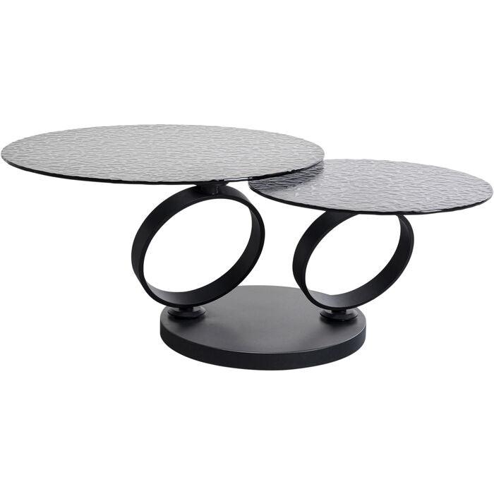 Luxury black store coffee table