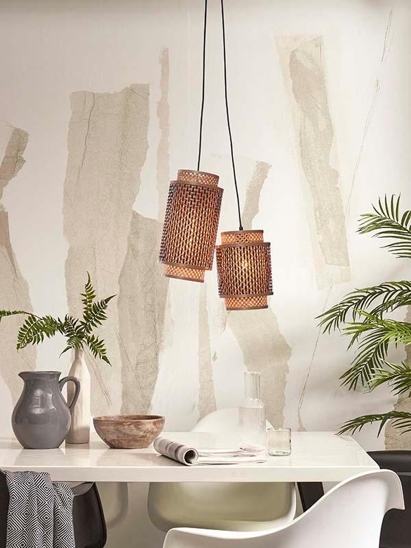 Bhutan 2-Shade Hanging Lamp - WOO .Design