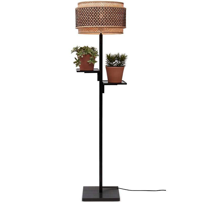 Bhutan Floor Lamp with Shelves - WOO .Design