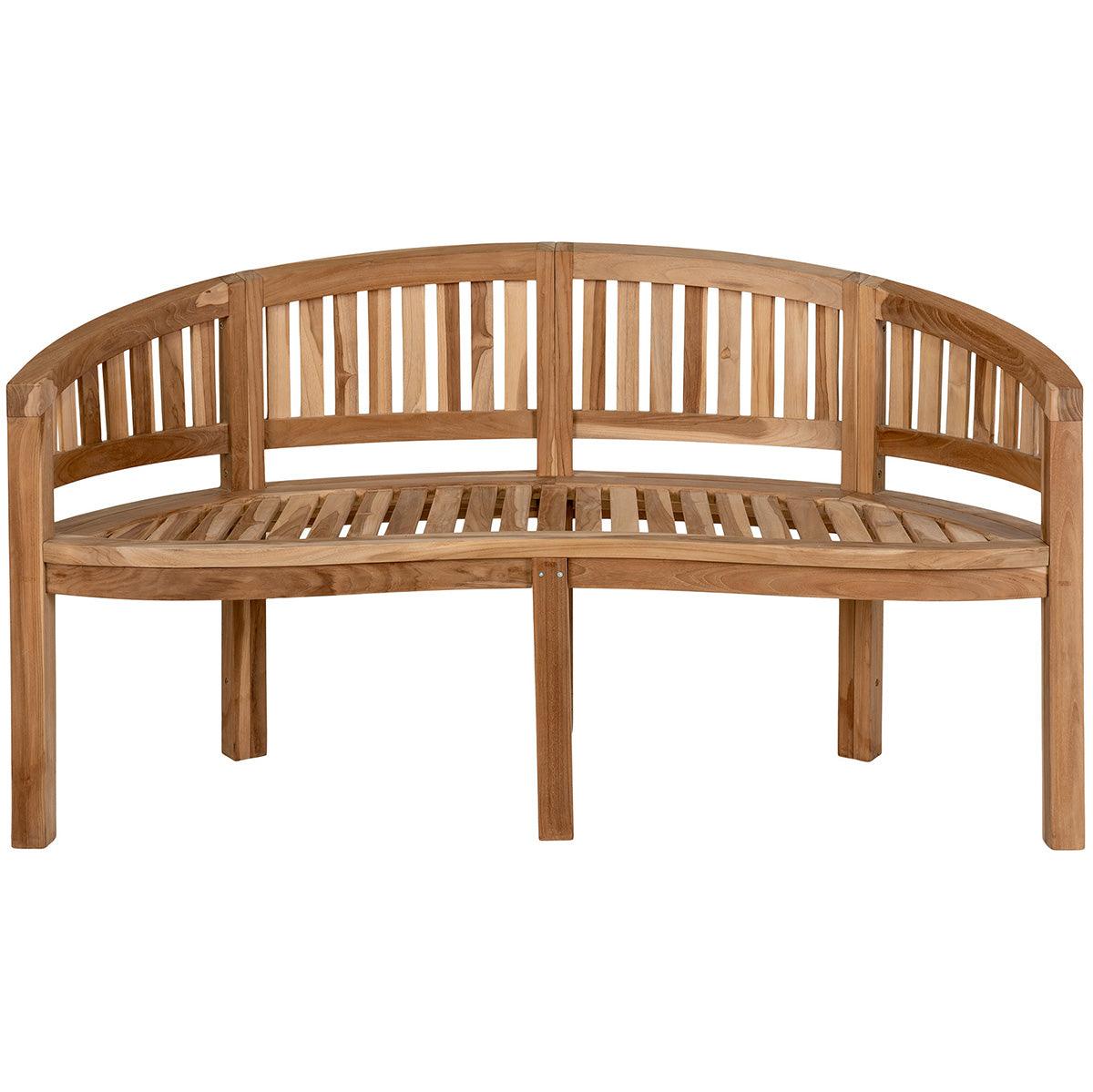 Boca Banan Natural Teak Wood Bench - WOO .Design