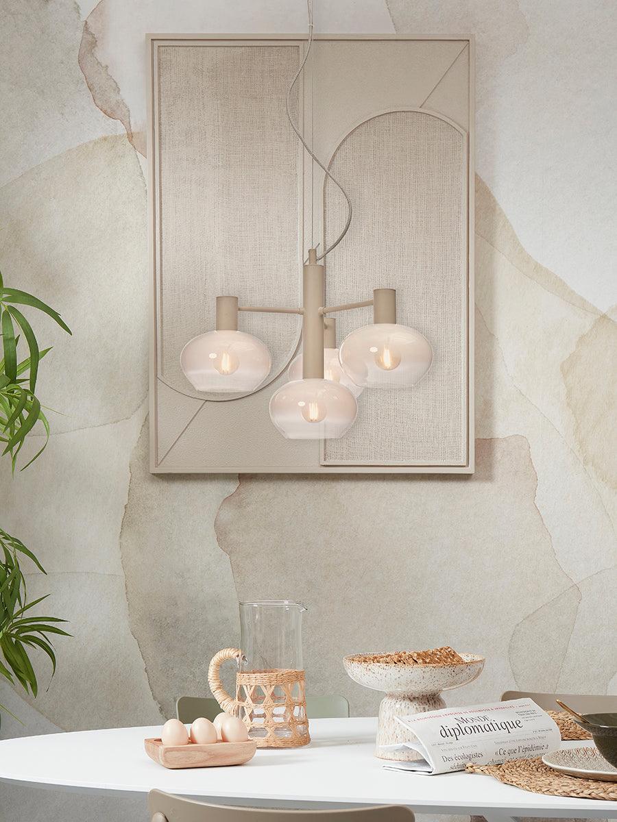 Bologna Colour Gradient 4 Arm Hanging Lamp - WOO .Design