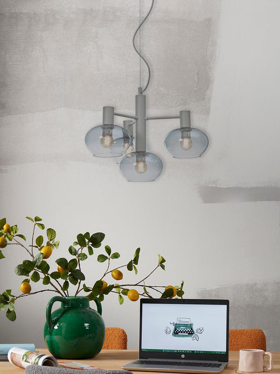 Bologna Colour Gradient 4 Arm Hanging Lamp - WOO .Design