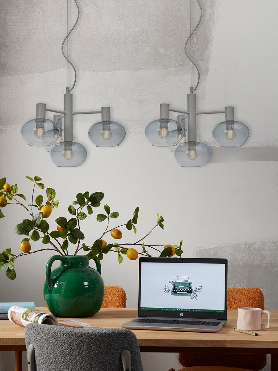 Bologna Colour Gradient 4 Arm Hanging Lamp - WOO .Design