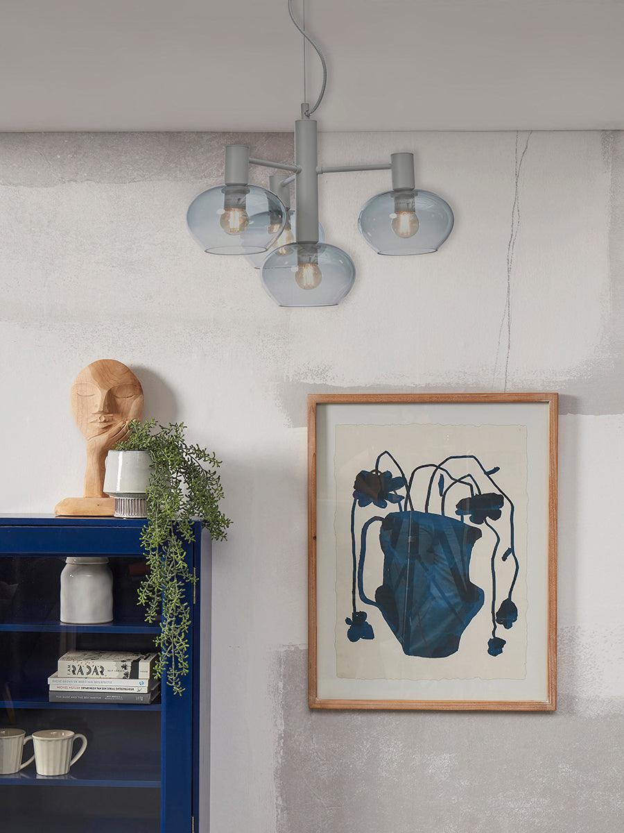 Bologna Colour Gradient 4 Arm Hanging Lamp - WOO .Design