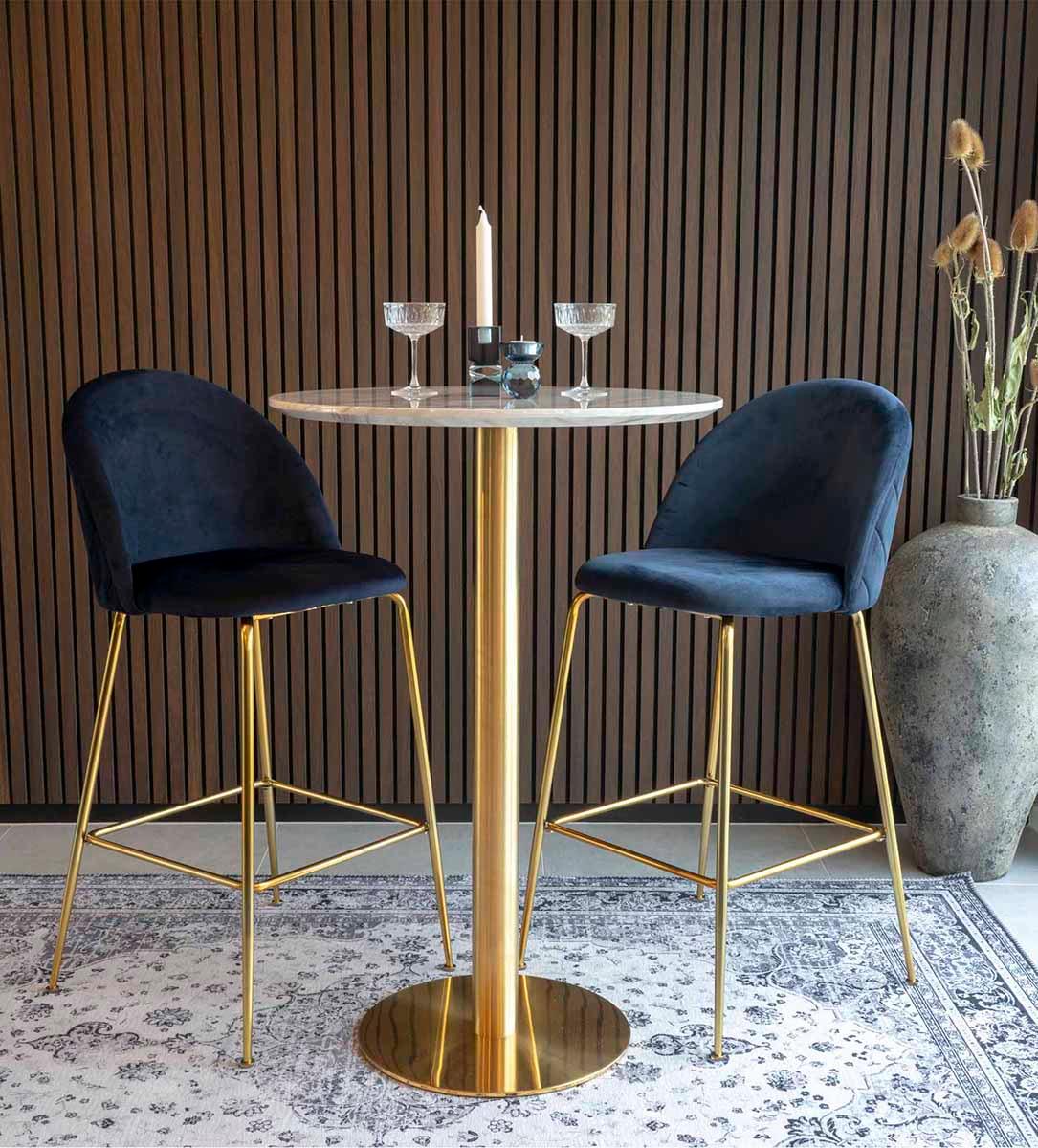 Bolzano Marble Look Bar Table - WOO .Design
