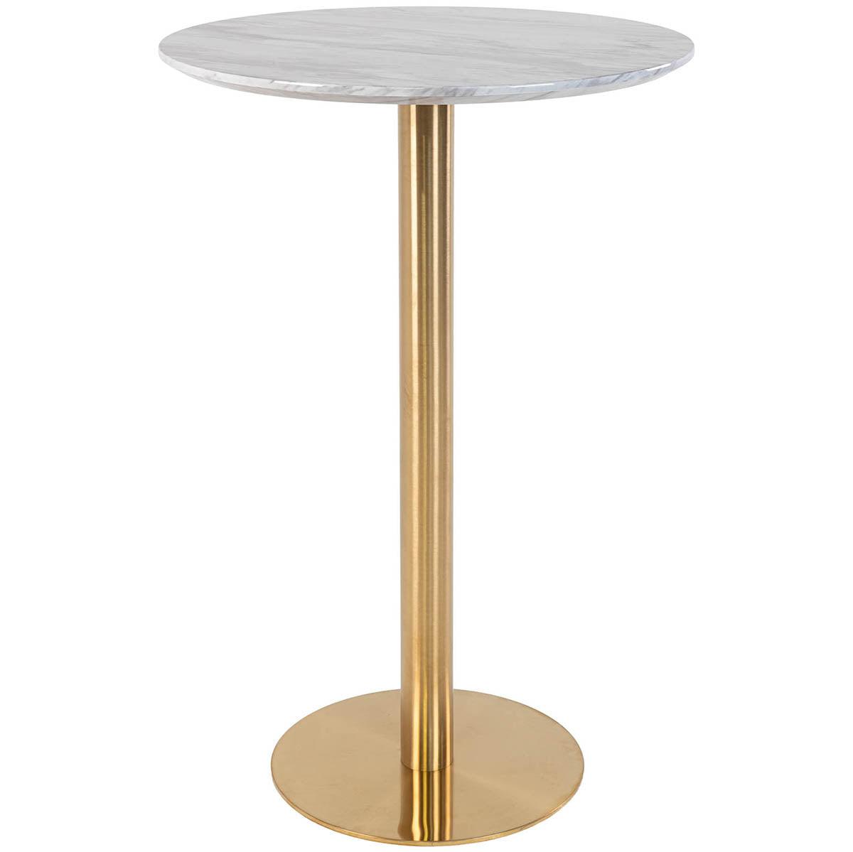 Bolzano Marble Look Bar Table - WOO .Design