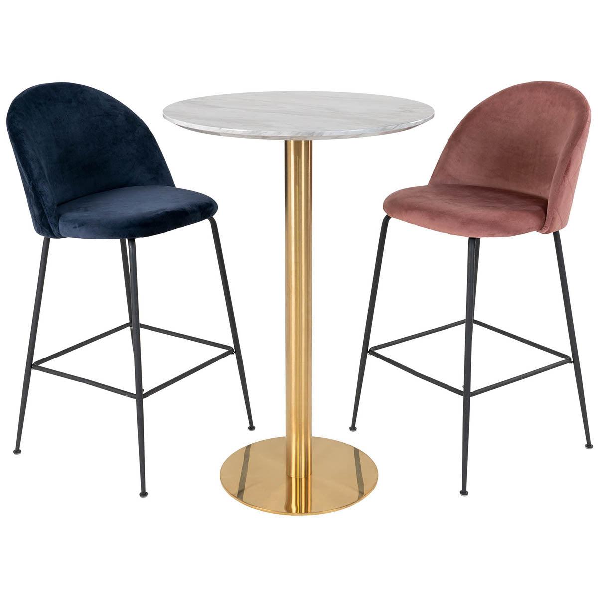 Bolzano Marble Look Bar Table - WOO .Design