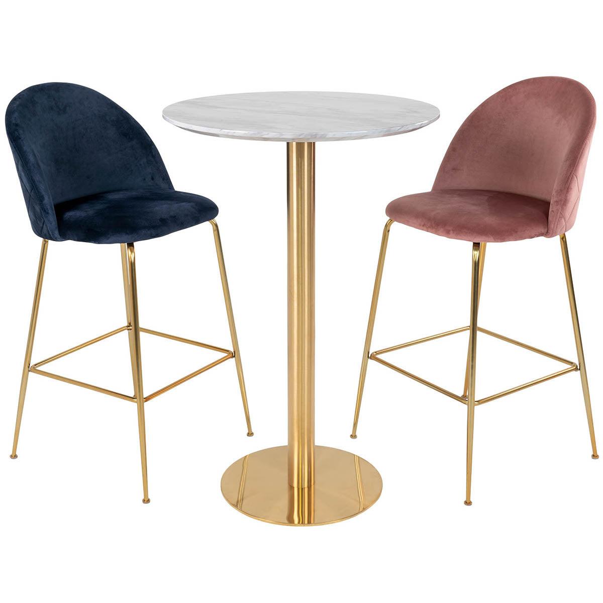 Bolzano Marble Look Bar Table - WOO .Design
