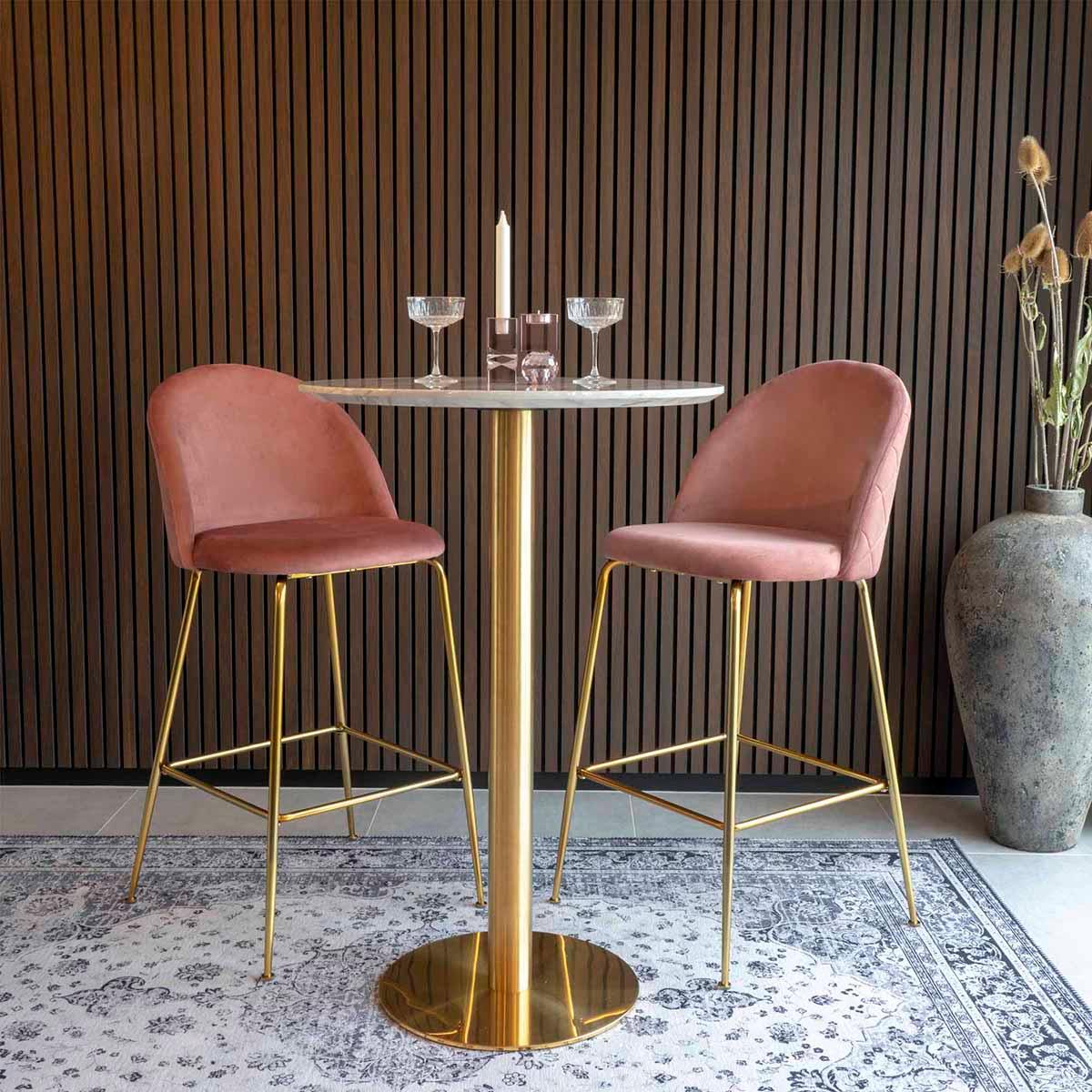 Bolzano Marble Look Bar Table - WOO .Design