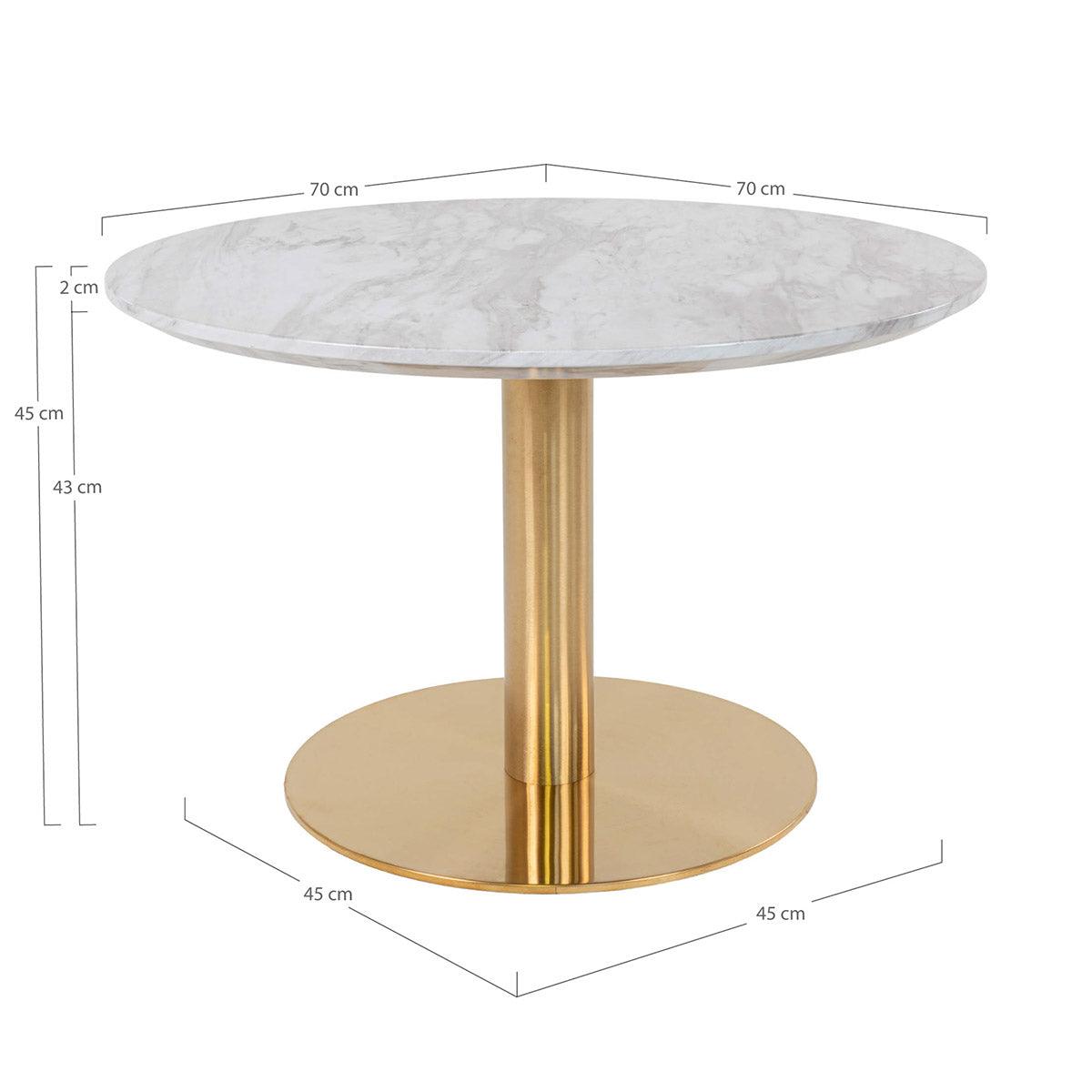 Bolzano Marble Look Coffee Table - WOO .Design